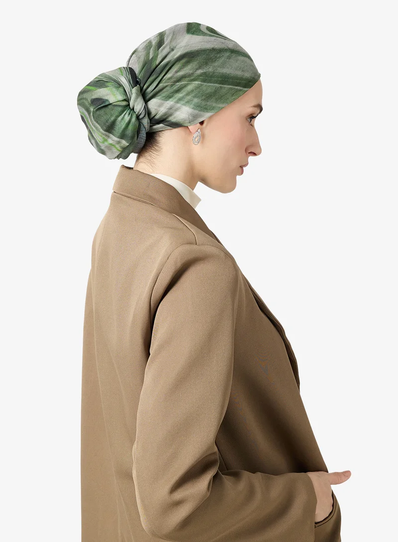 Khizana  Tie Dye Detail Modest Hijab Headscarf for Women | Best Price UAE